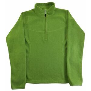 Nike ACG Polartec Thermal Pullover Women's Medium Green 1/4 Zip Outdoor Jacket